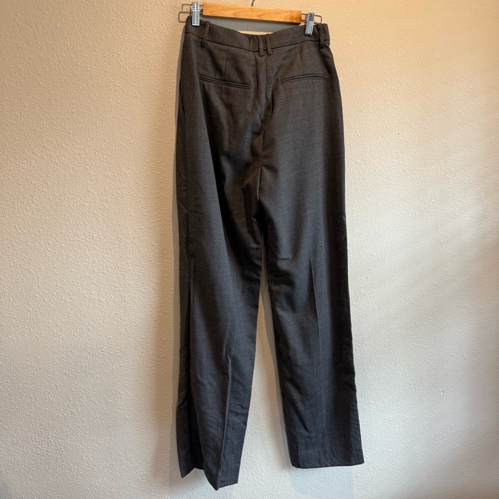 Nili Lotan Abella Pleated High Rise Trousers 100% Virgin Wool Made in USA - Picture 7 of 8
